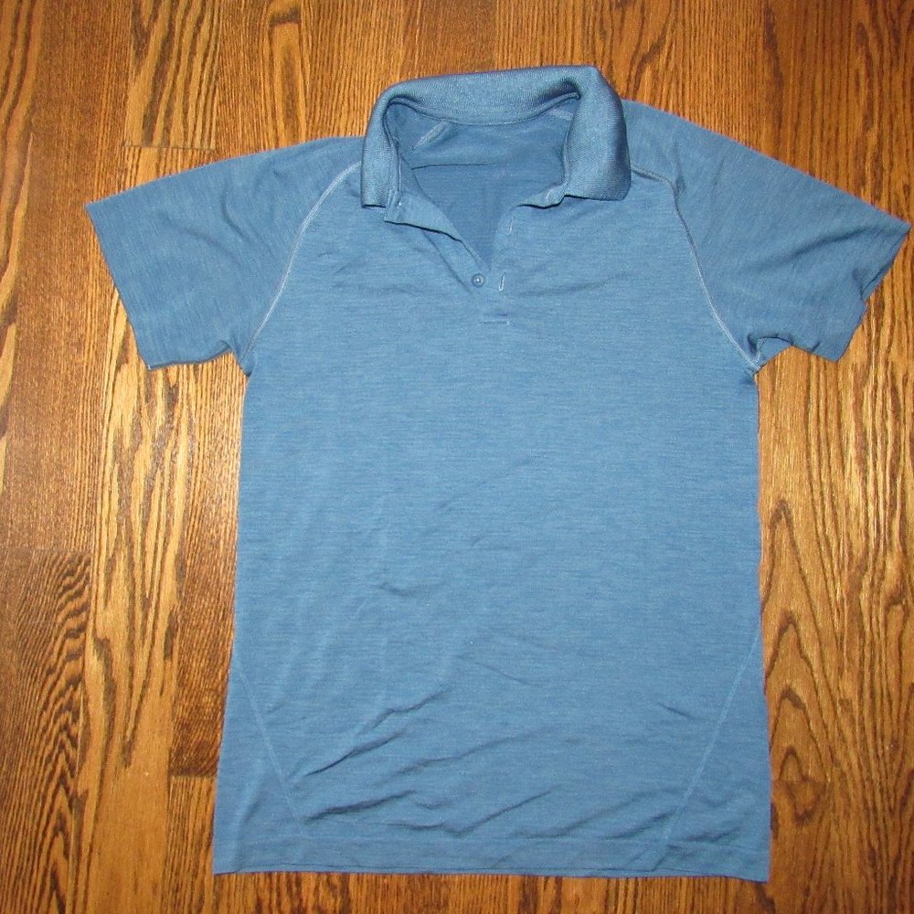 Lululemon Men's Polo Blue Medium